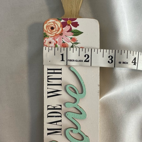 ⚪️ Made with love rolling pin art decor - Picture 5 of 6